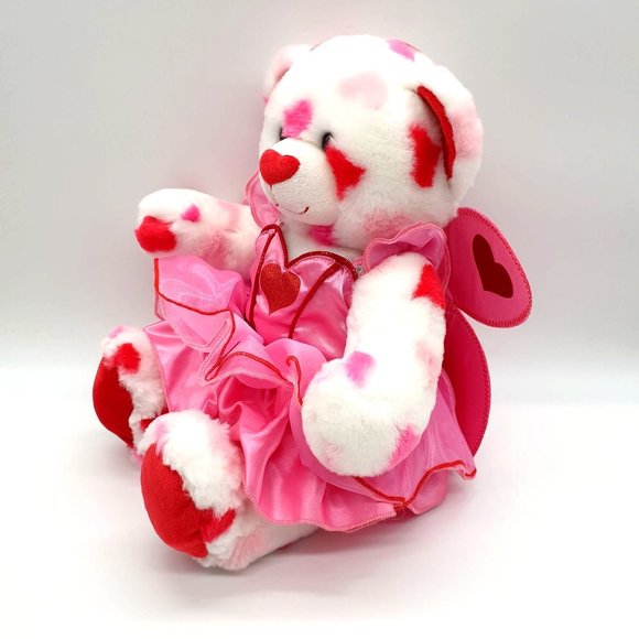 Build A Bear Heart Cupid Fairy Stuffed Plush Toy Valentine Love Gift Collectable - Picture 3 of 10